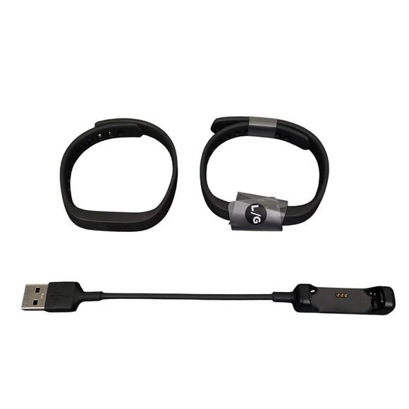 2 Fitbit Flex 2 Wristbands w/ USB Charger Black Open Box Tracker NOT INCLUDED - Picture 2 of 4